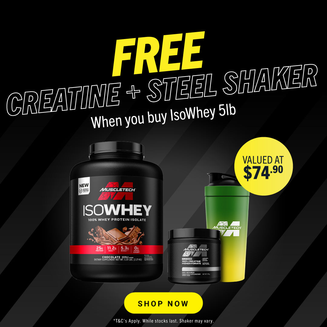 March MuscleTech Deal - FREE CREATINE + SHAKER