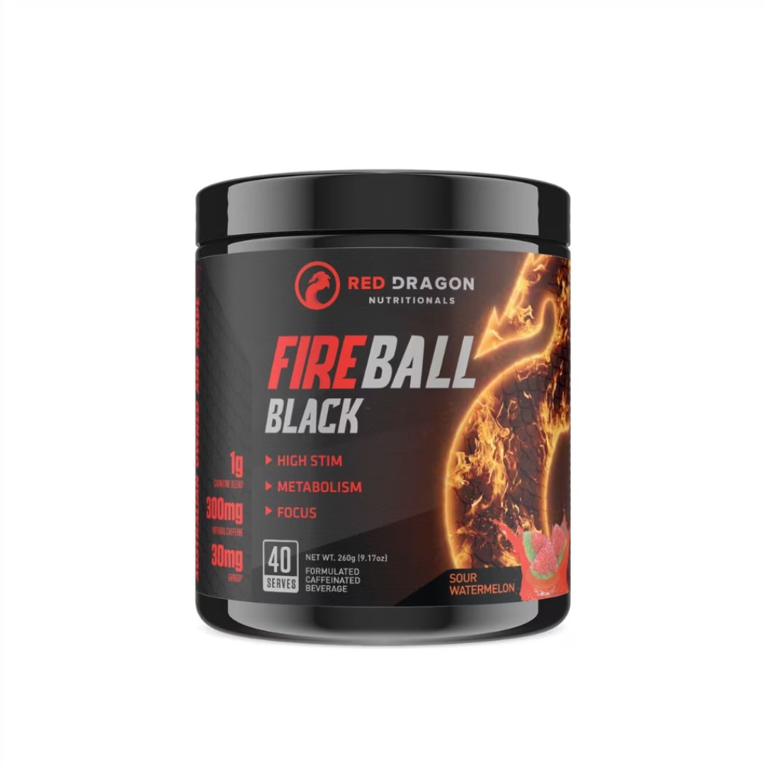 Red Dragon Fireball Black