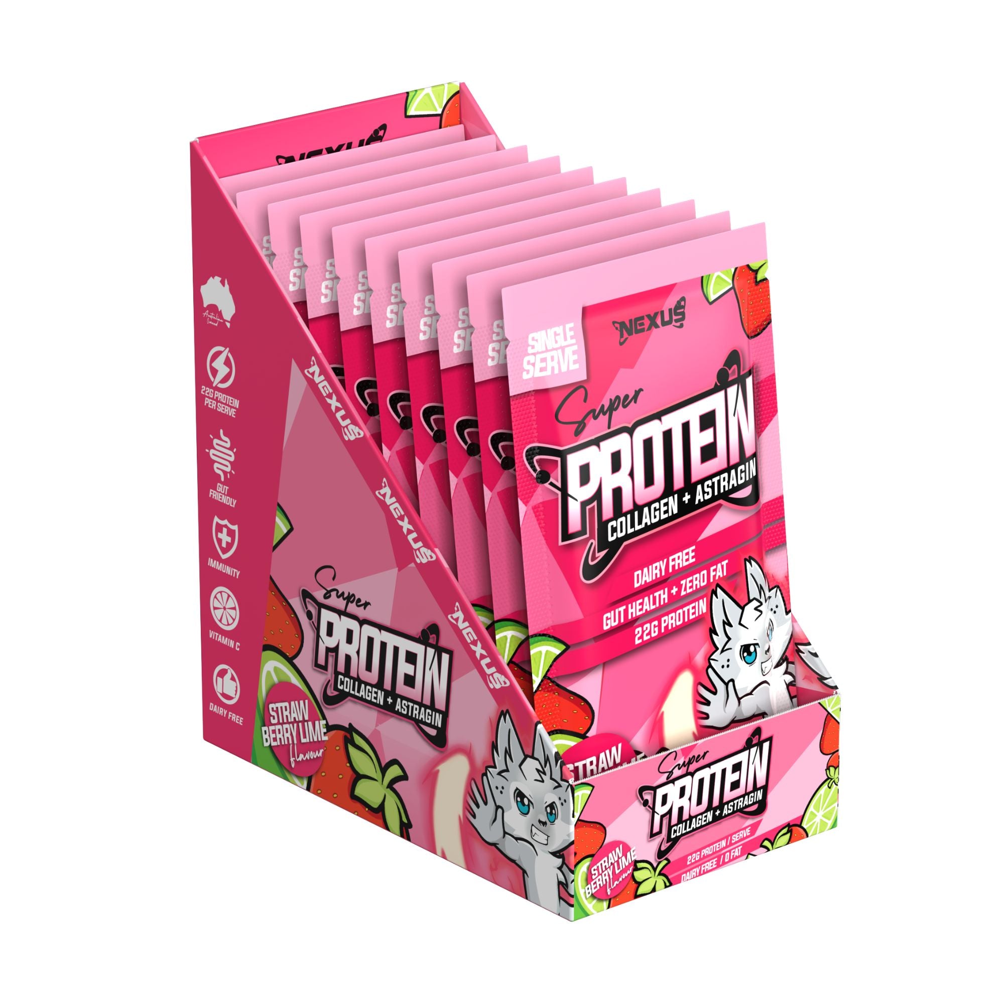 Nexus Super Protein Sachet - Strawberry Lime