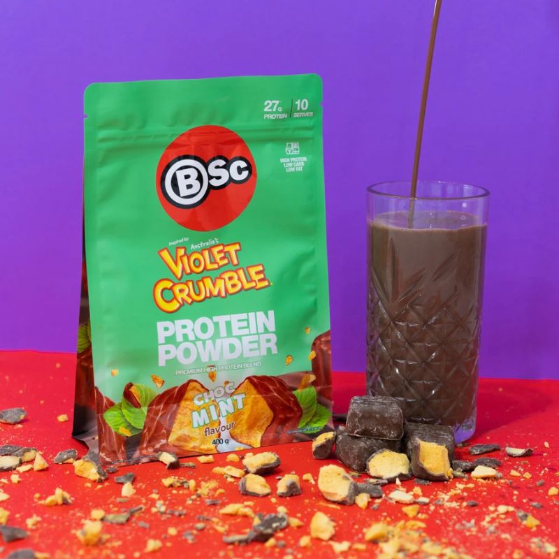 Body Science BSC Violet Crumble Protein Powder