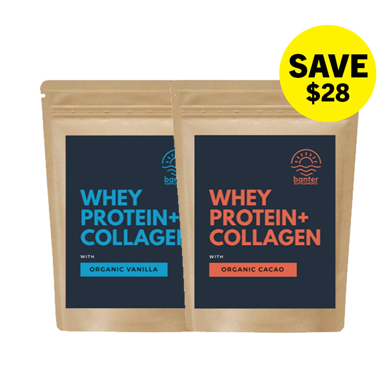 Banter Whey + Collagen Twin Pack - Save $28