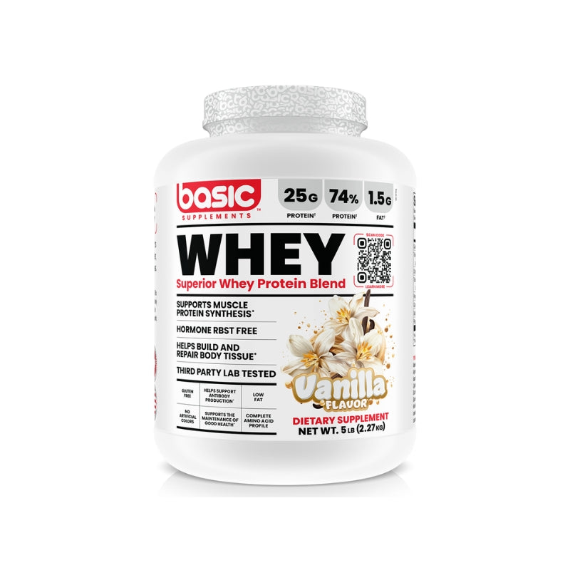 Basic Supplements Whey 2.27kg - Vanilla