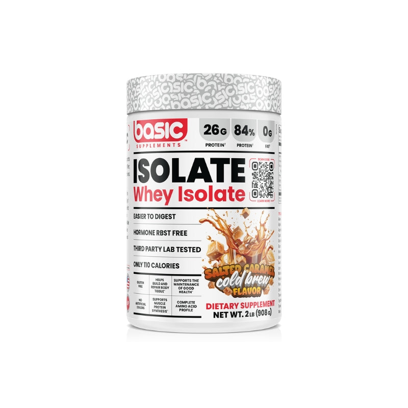 Basic Supplements Isolate 908g - Salted Caramel Flavour