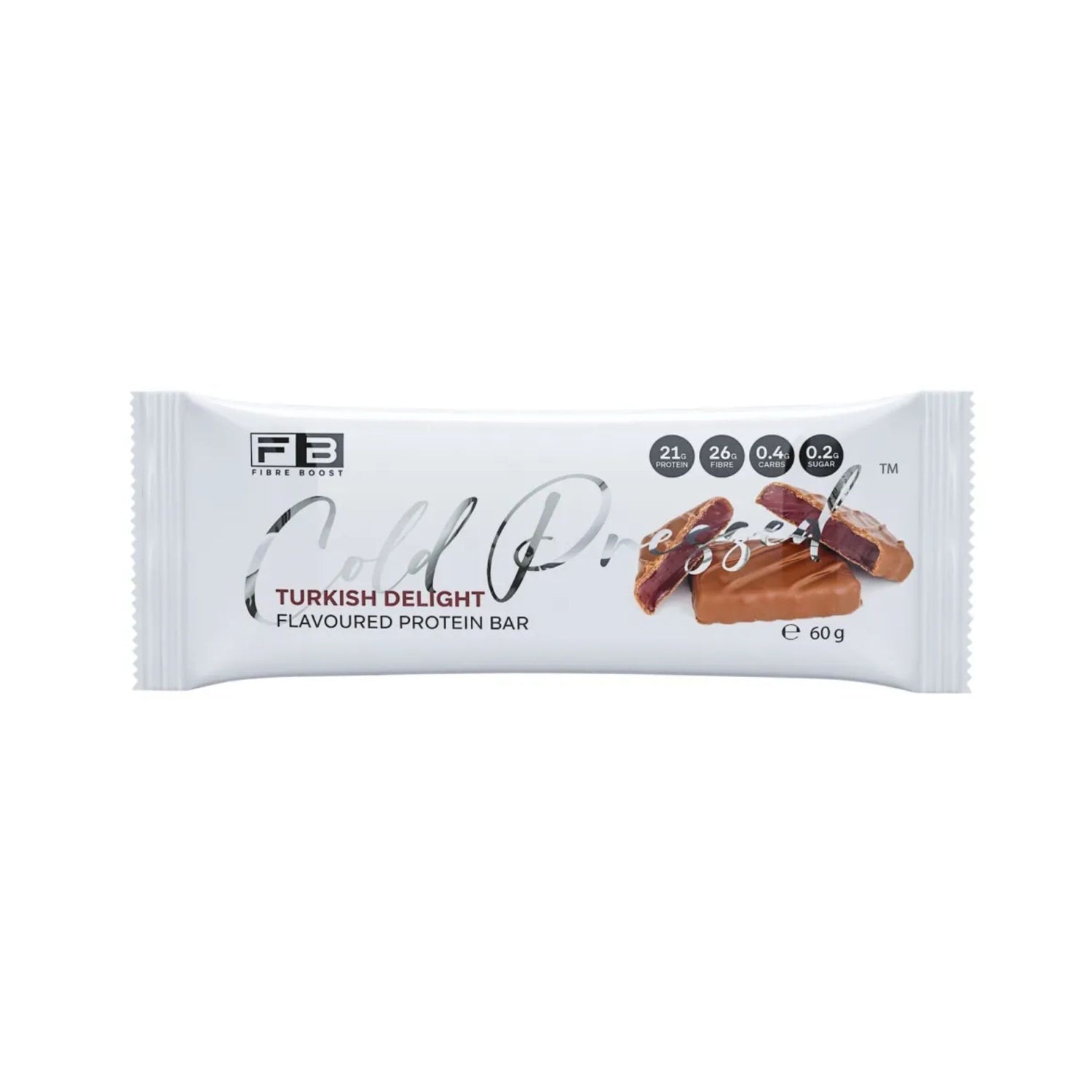 Fibre Boost Cold Pressed Bars - Single Turkish Delight