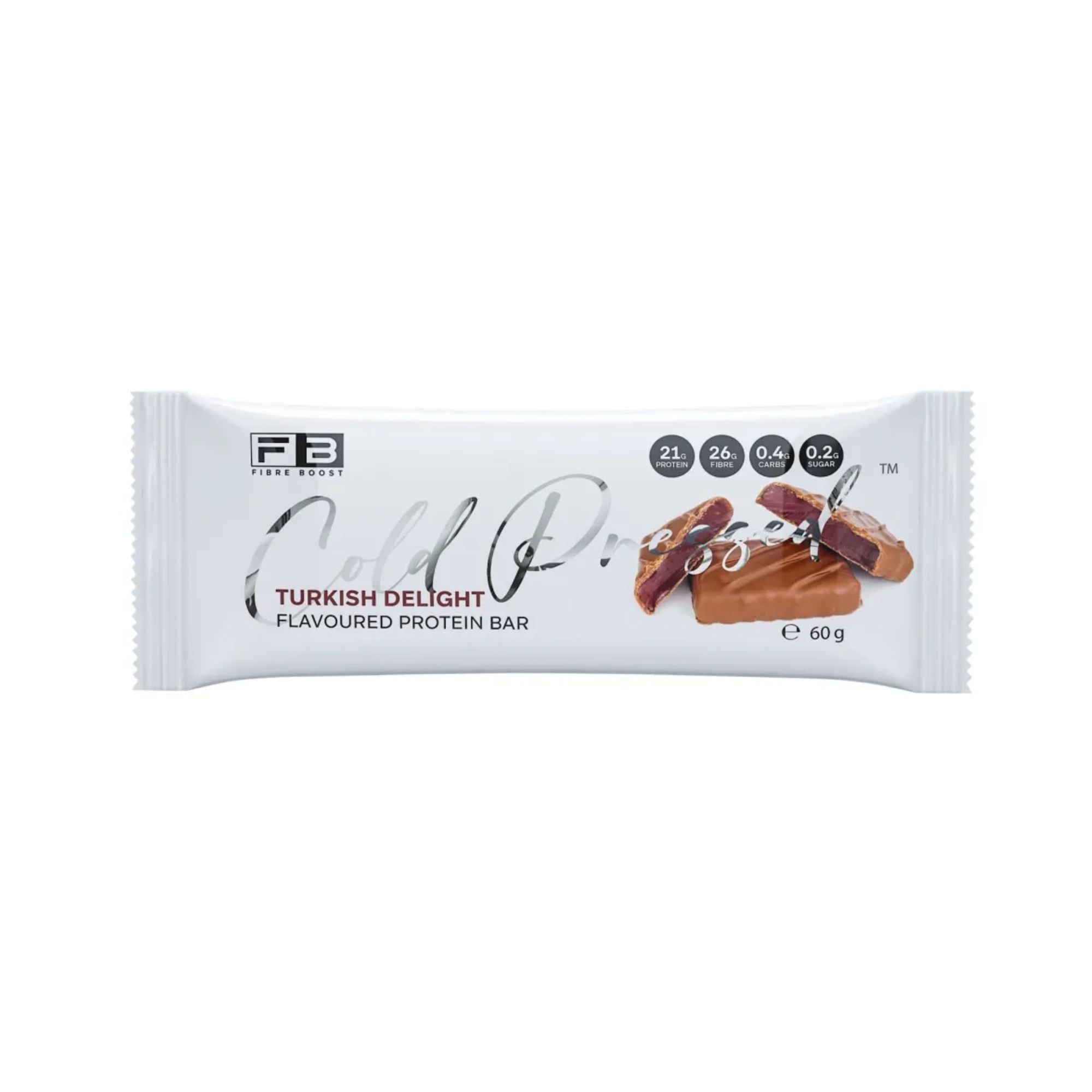 Fibre Boost Cold Pressed Bars - Single Turkish Delight