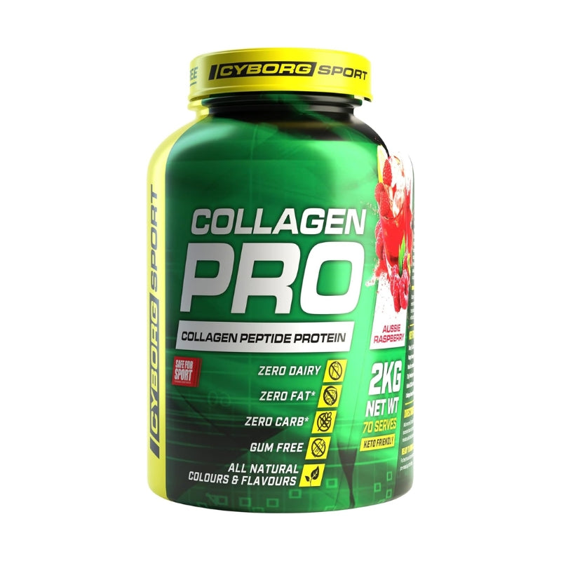 Cyborg Collagen Pro 2kg - Aussie Raspberry