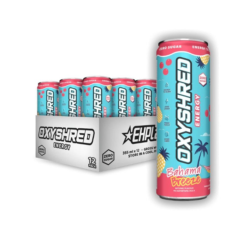 EHP Labs Oxyshred RTD Case of 12 - Bahama Breeze
