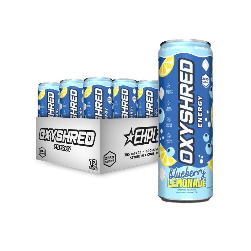 EHP Labs Oxyshred RTD Case of 12 - Blueberry Lemonade