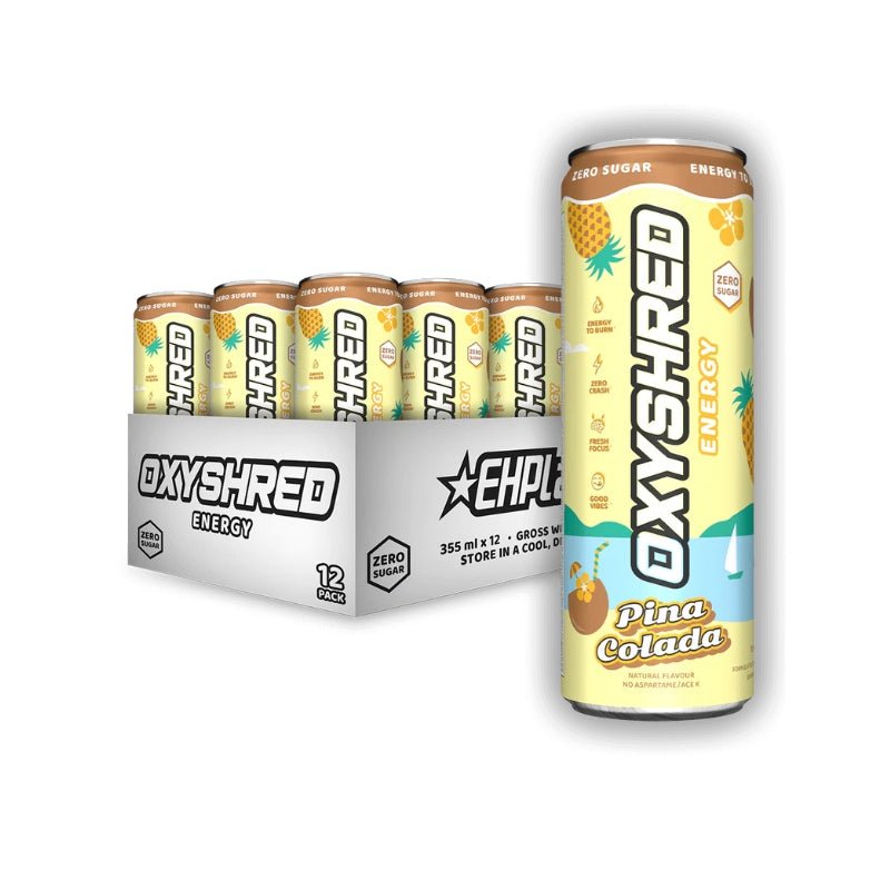EHP Labs Oxyshred RTD Case of 12 - Pina Colada