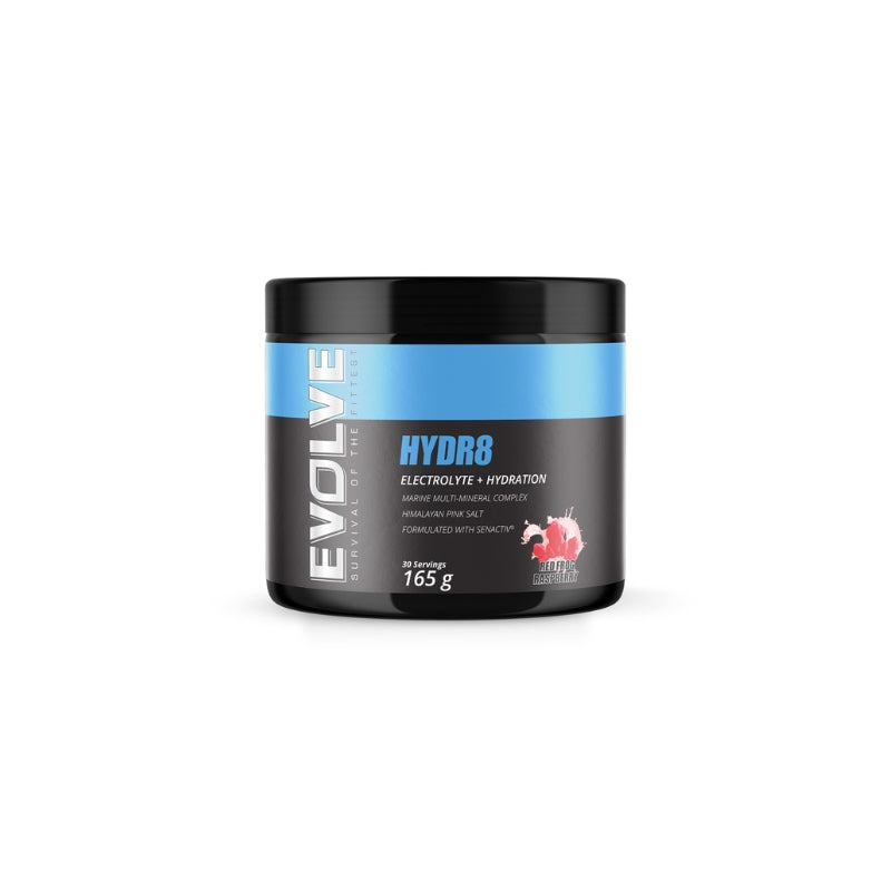 Evolve Hydr8 Electrolyte + Hydration - Red Frog Raspberry
