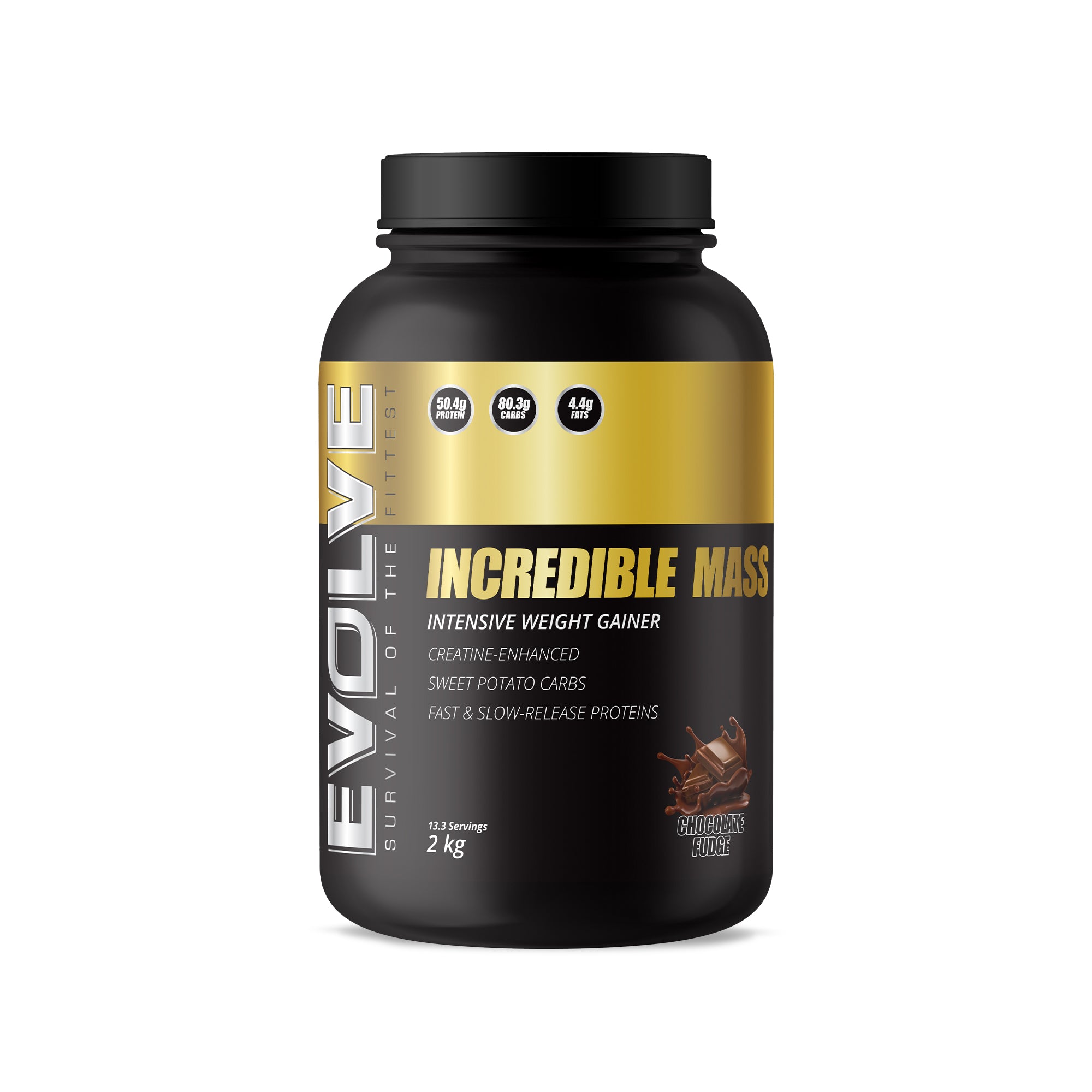 Evolve Incredible Mass 2kg Banana Paddlepop