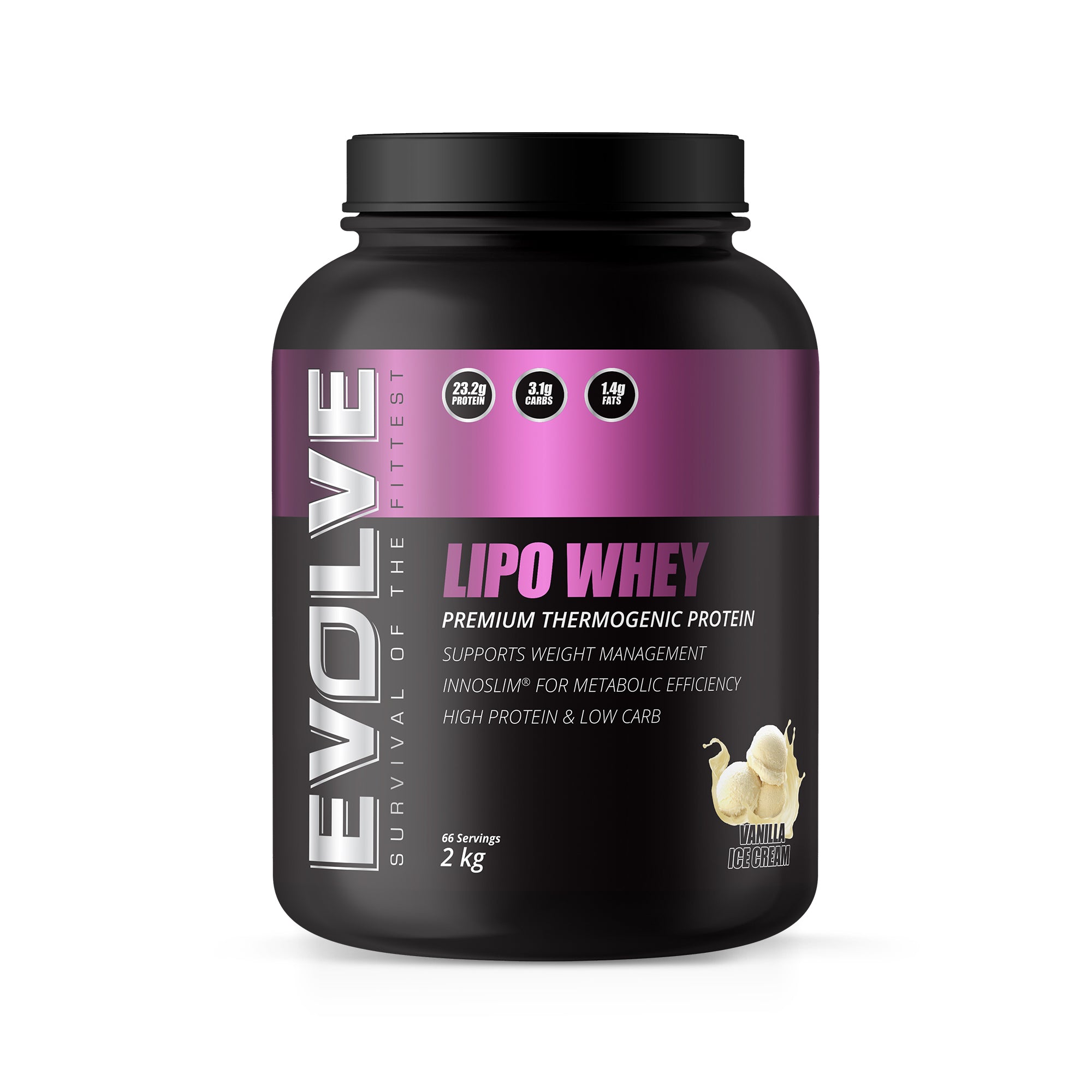 Evolve Lipo Whey 2kg - Vanilla