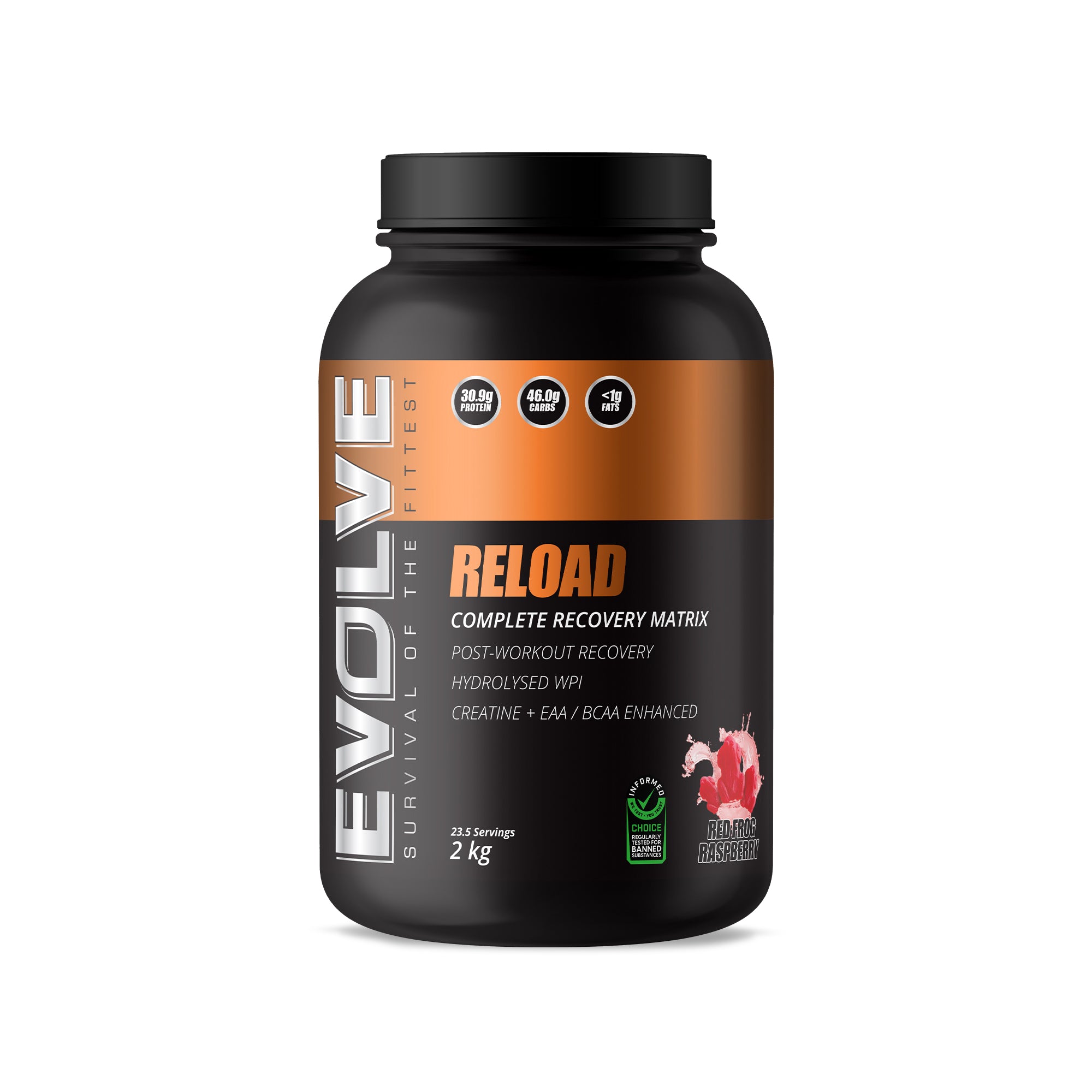 Evolve Reload 2kg - Red Frog Raspberry