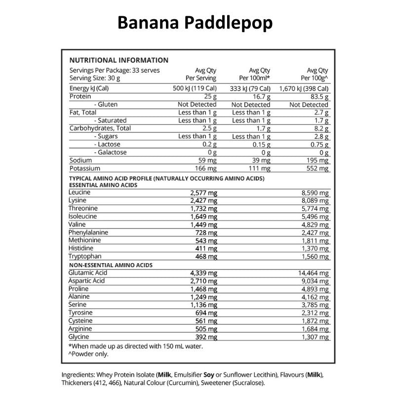 Evolve WPI - Banana Paddlepop NIP