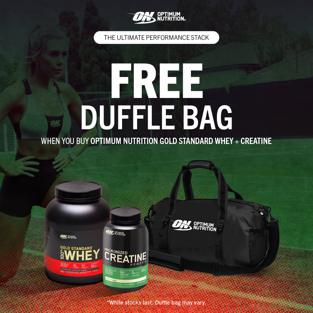 AUGUST | FREE Duffle Bag with Optimum Nutrition GSW + Creatine