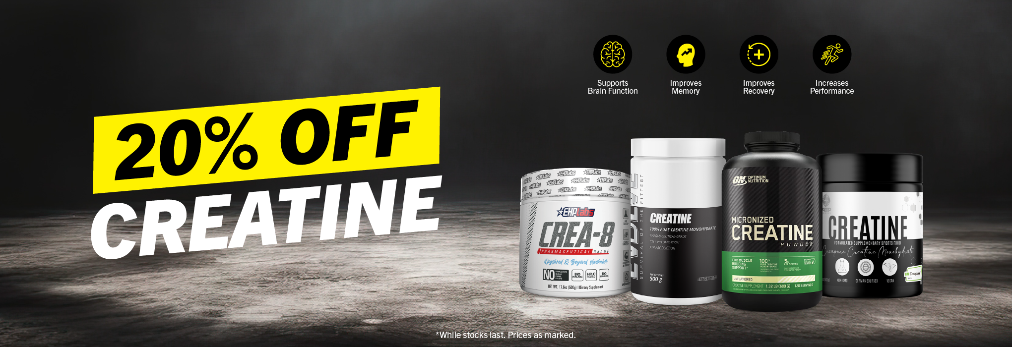 20% OFF Creatine