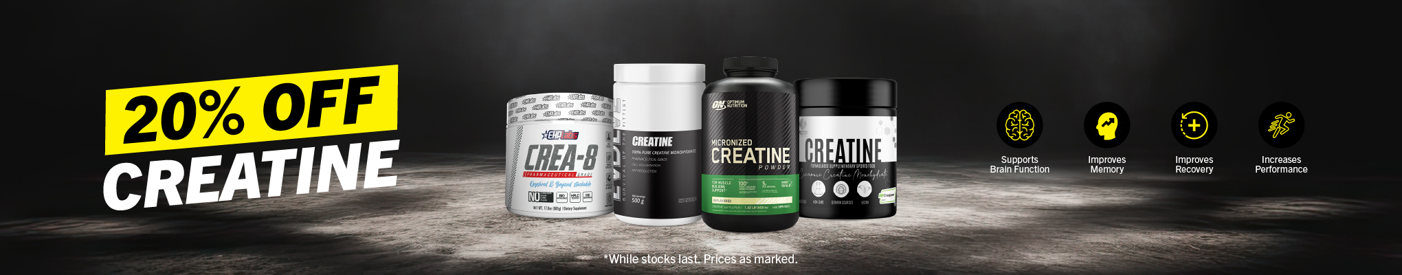 20% OFF Creatine