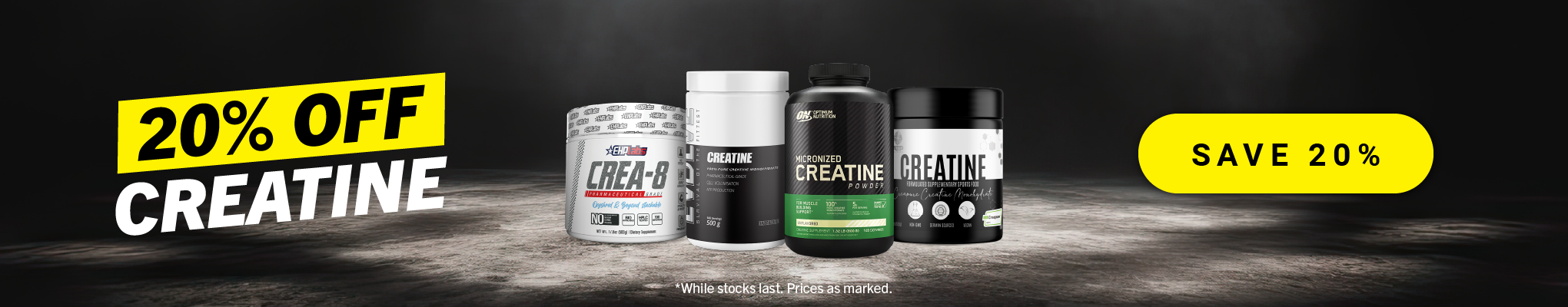 20% OFF Creatine