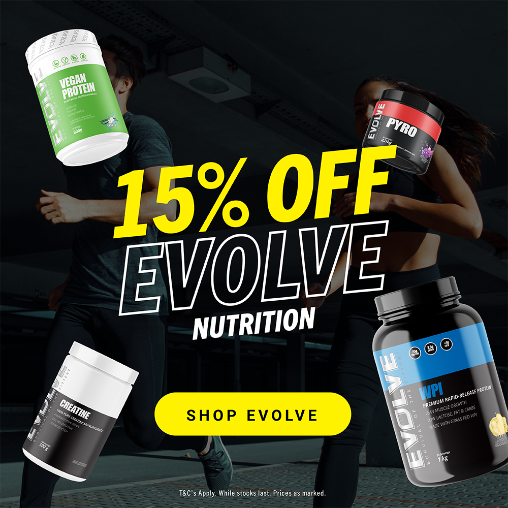 15% OFF Evolve Nutrition