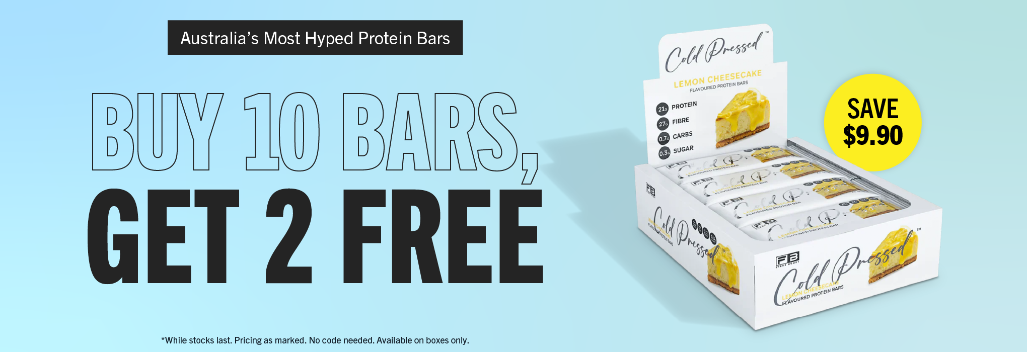 Fibre Boost Bars: Buy 10, Get 2 FREE