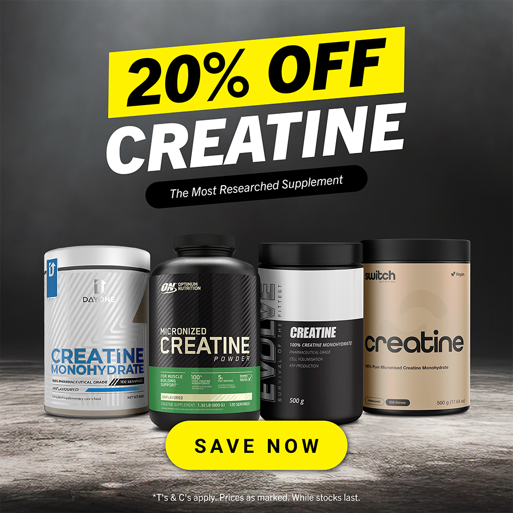 20% off creatine