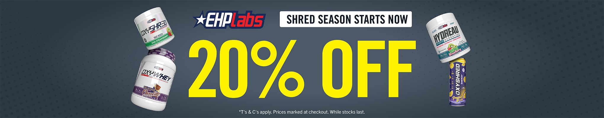 20% off EHP Labs: Shred Season Starts Now