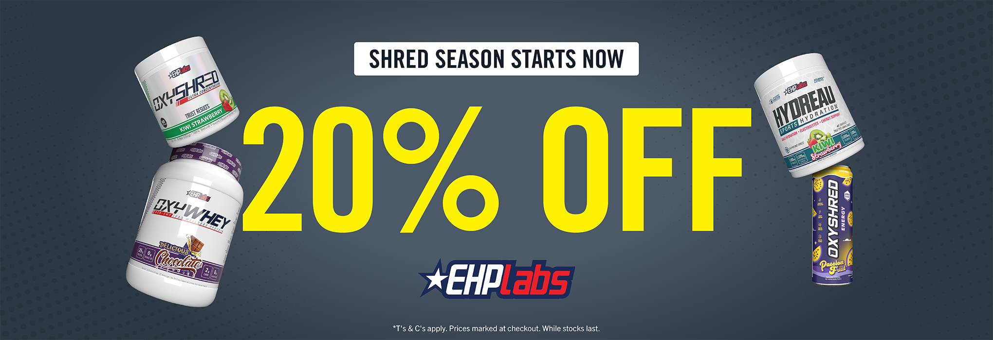 20% off EHP Labs: Shred Season Starts Now