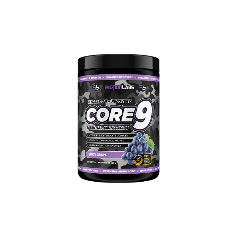 Faction Labs Core 9 EAA + BCAA - Juicy Grape