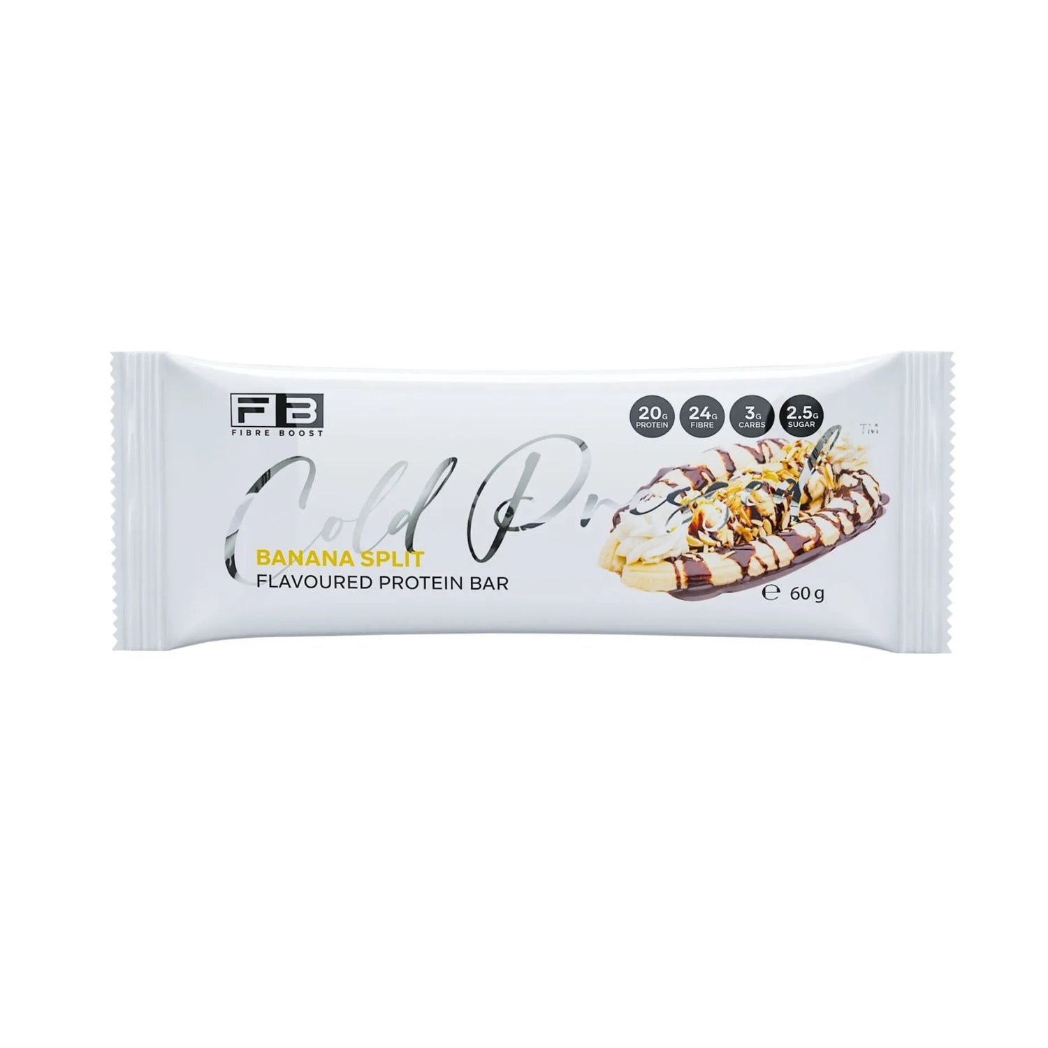 Fibre Boost Cold Pressed Bars - Single Banana Split