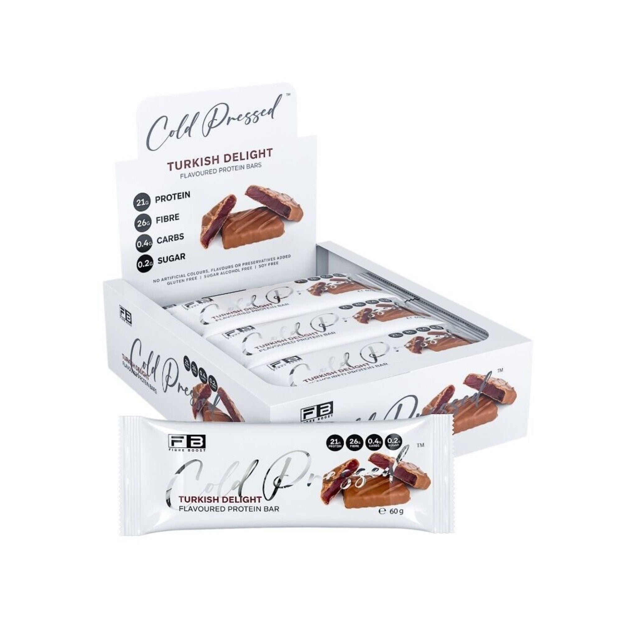 Fibre Boost Cold Pressed Bars - Box of 12