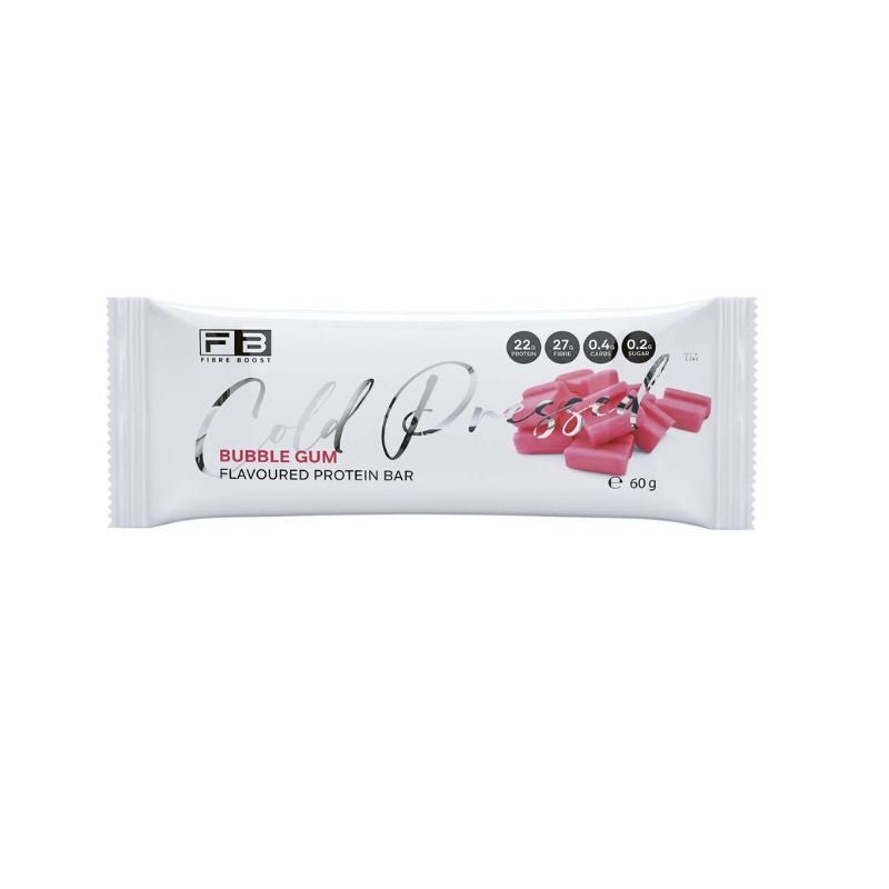 Fibre Boost Cold Pressed Bars - Single Bubblegum