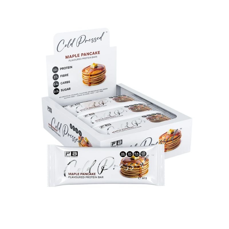Fibre Boost Cold Pressed Bars - Box of 12 Maple Pancake