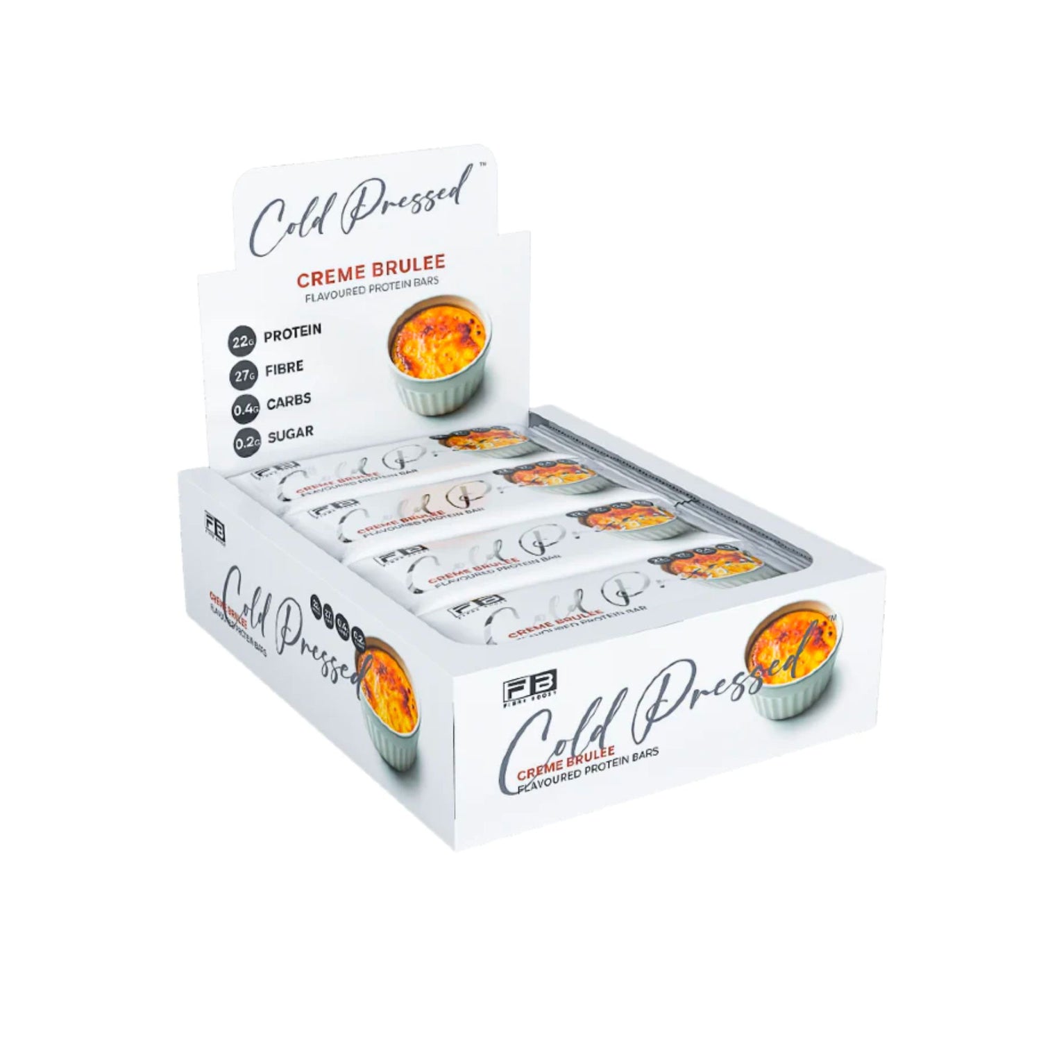 Fibre Boost Cold Pressed Bars - Box of 12 Cremebrulee