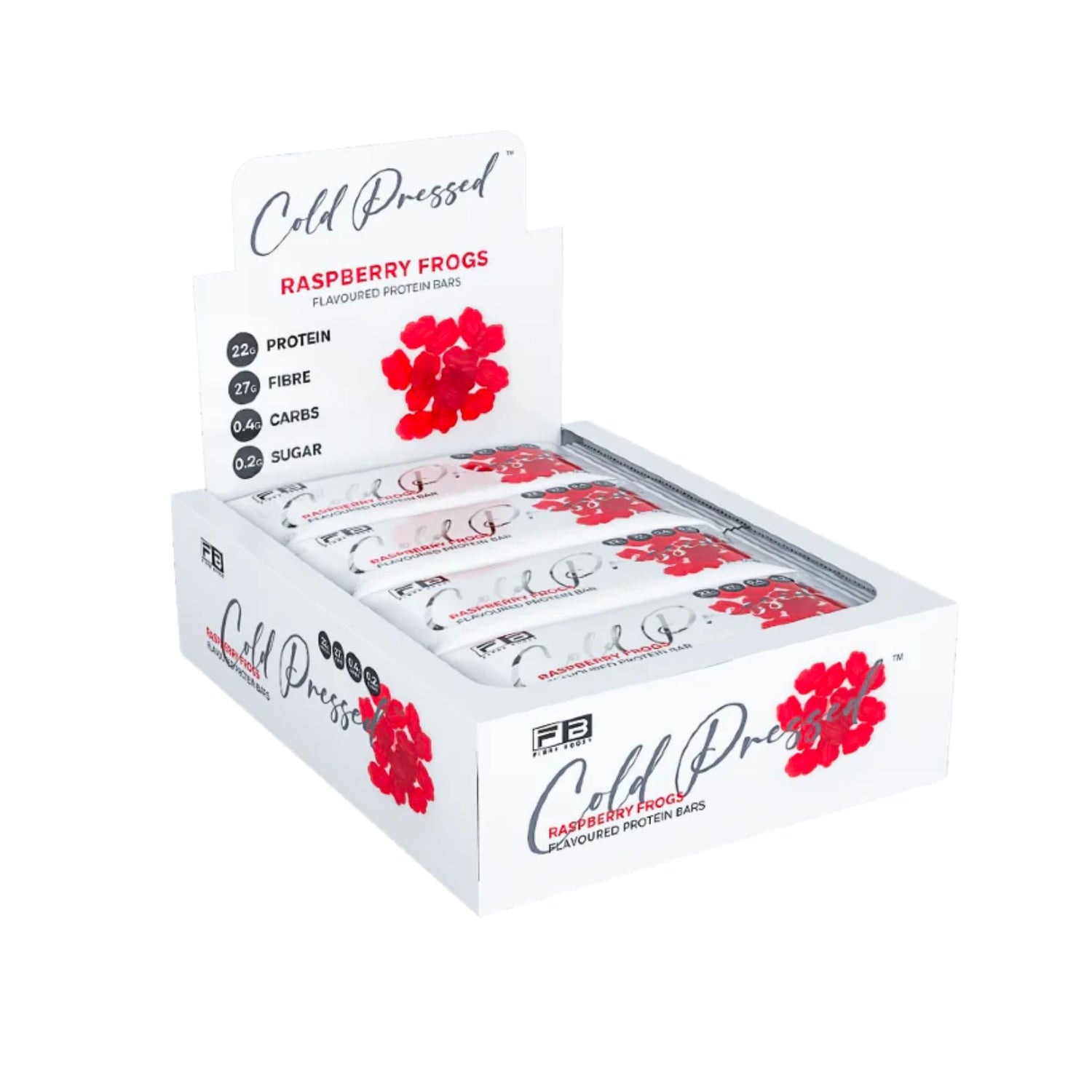 Fibre Boost Cold Pressed Bars - Box of 12 Strawberry Frogs
