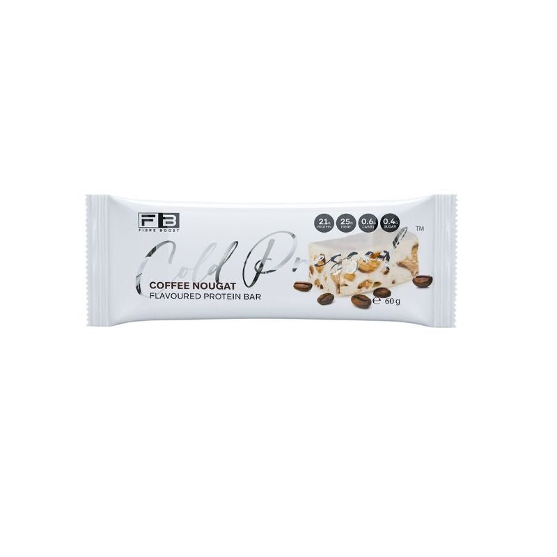 Fibre Boost Cold Pressed Bars - Single Coffee Nougat