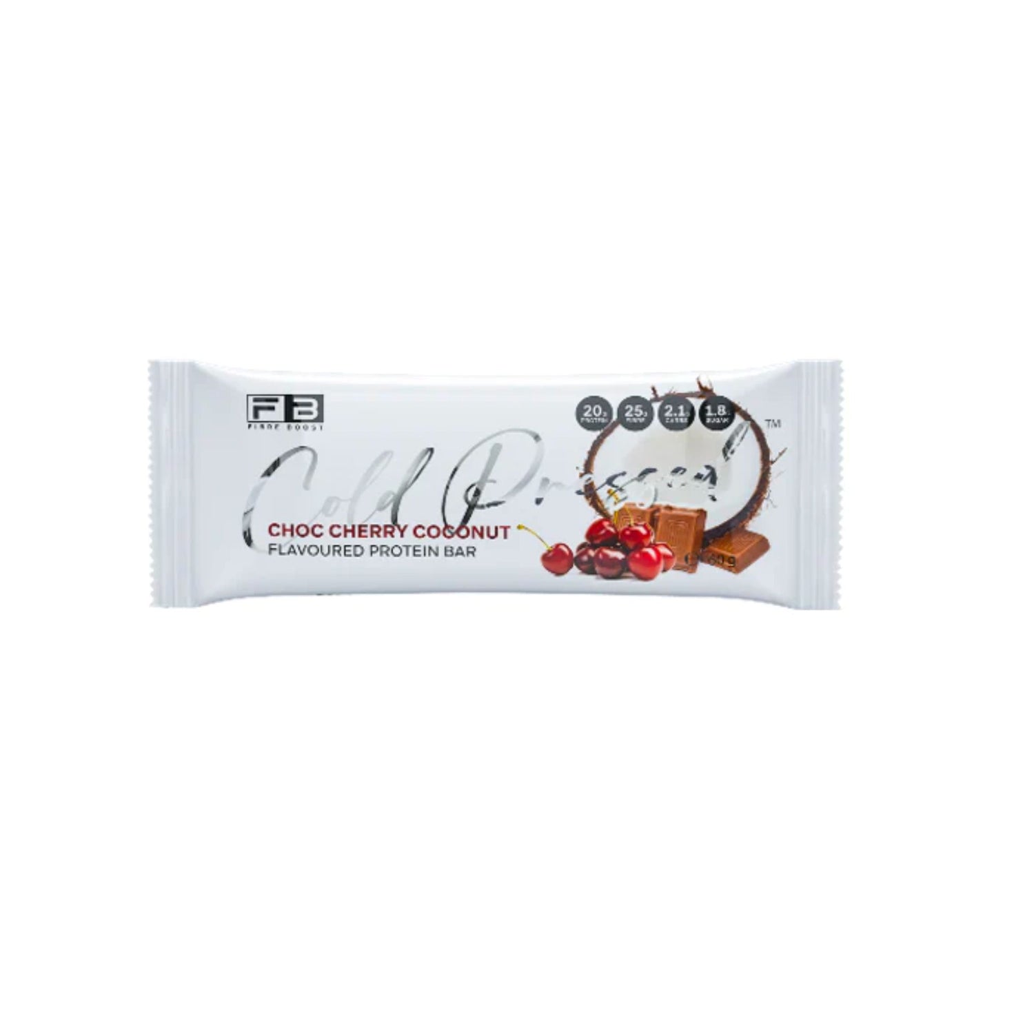 Fibre Boost Cold Pressed Bars - Single Choc Cherry Coconut