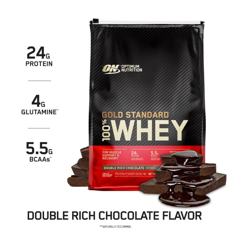 Optimum Nutrition Gold Standard 100% Whey - Double Rich Chocolate