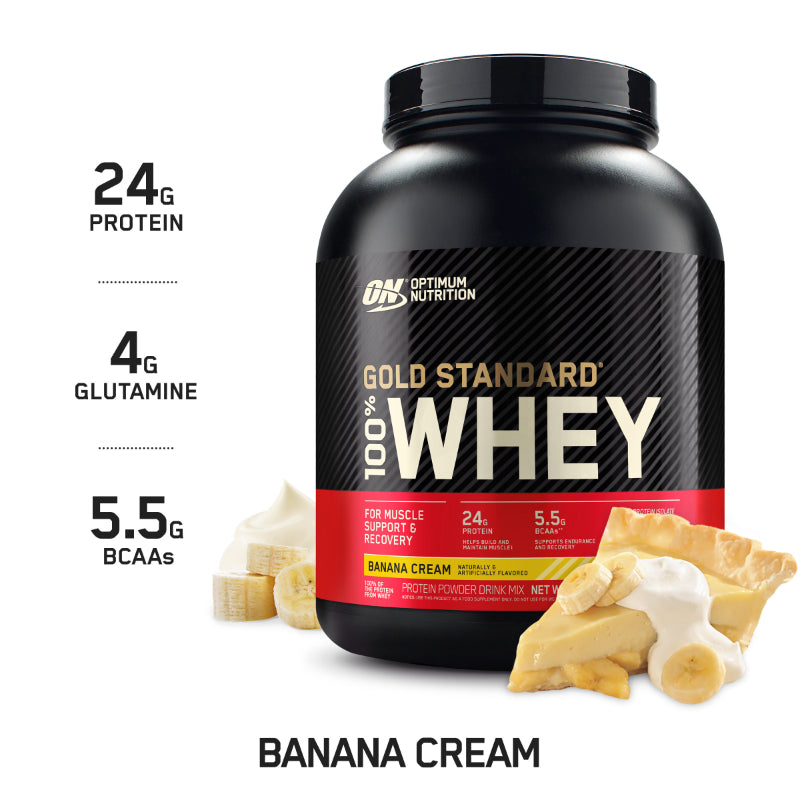 Optimum Nutrition Gold Standard 100% Whey - 5lb Banana Cream