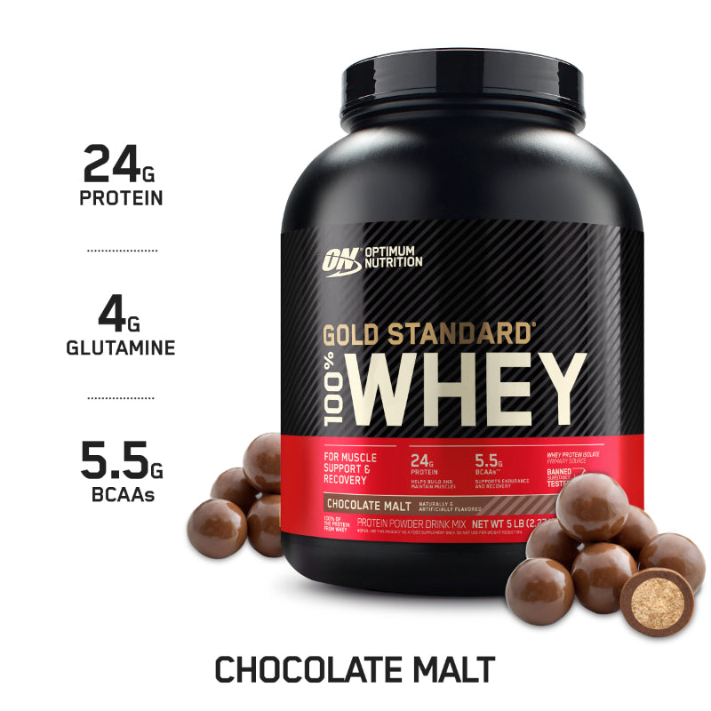 Optimum Nutrition Gold Standard 100% Whey - 5lb Choc Malt