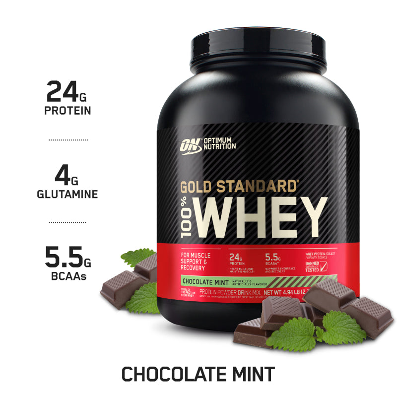 Optimum Nutrition Gold Standard 100% Whey - 5lb Choc Mint