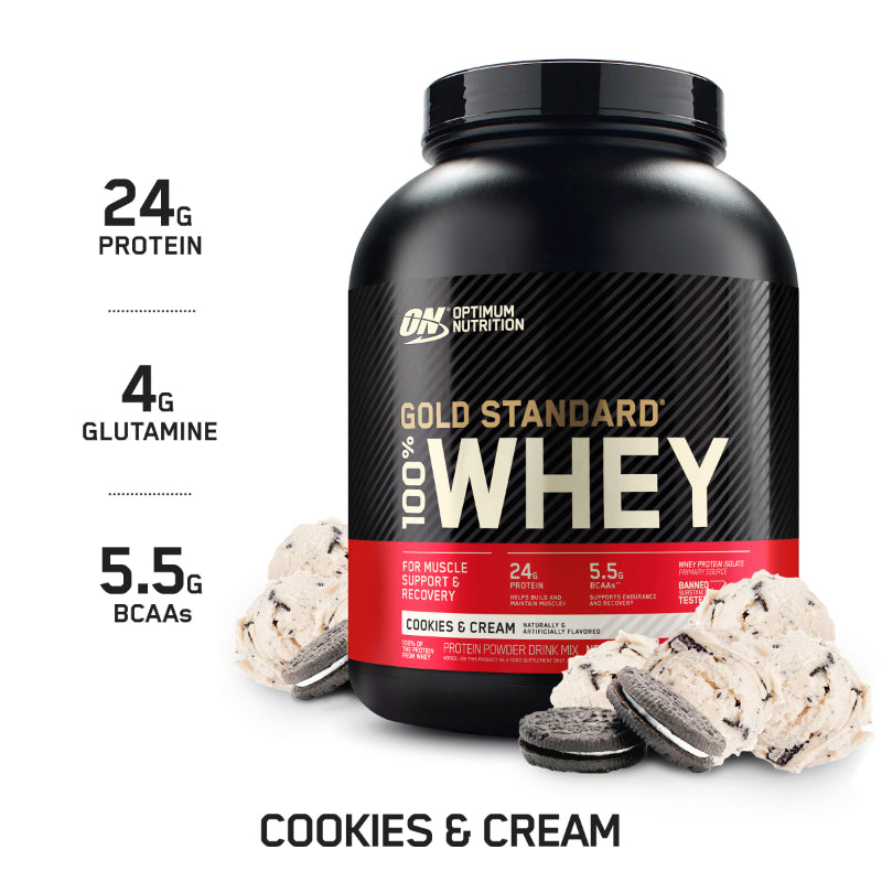 Optimum Nutrition Gold Standard 100% Whey - 5lb Cookies and Cream
