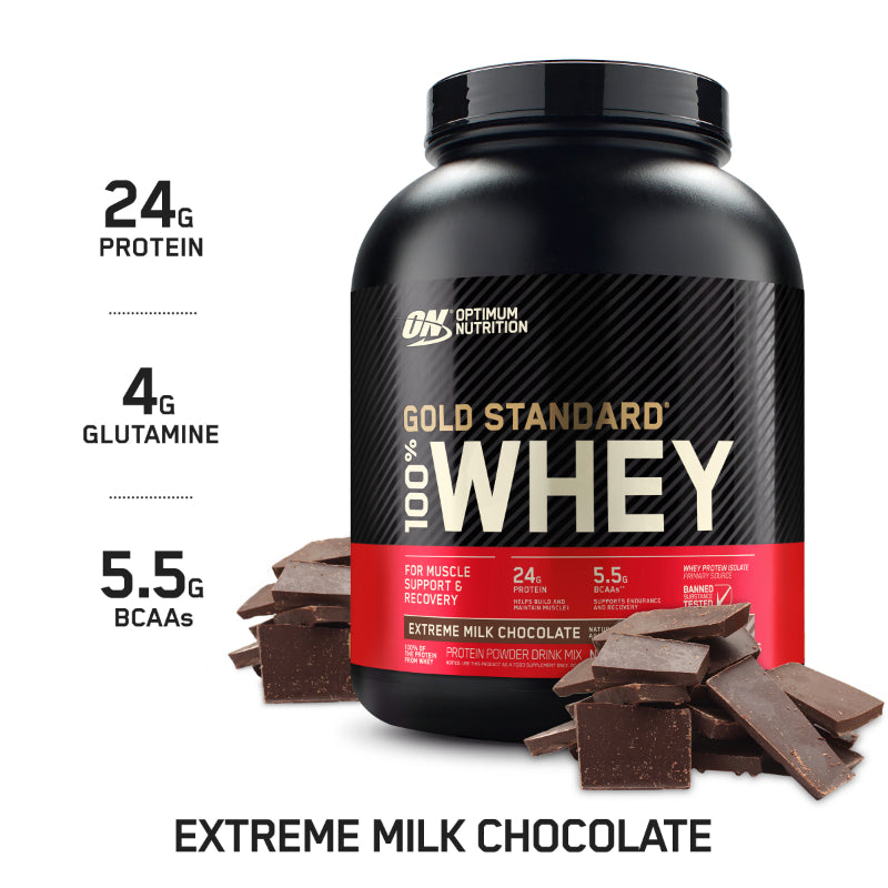 Optimum Nutrition Gold Standard 100% Whey - 5lb Milk Choc
