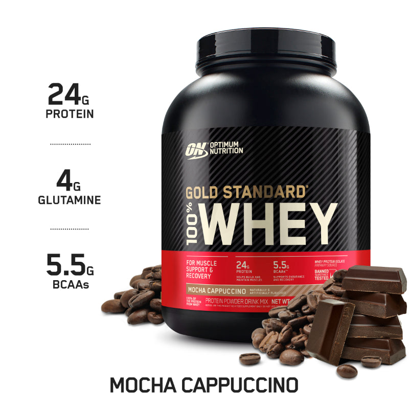 Optimum Nutrition Gold Standard 100% Whey - 5lb Mocha Cappuccino