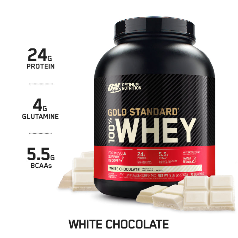Optimum Nutrition Gold Standard 100% Whey - 5lb White Chocolate