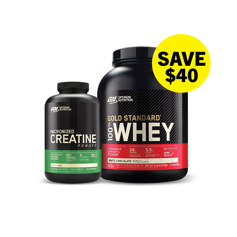 Optimum Nutrition Gold Standard Whey 5LB + Creatine 600g