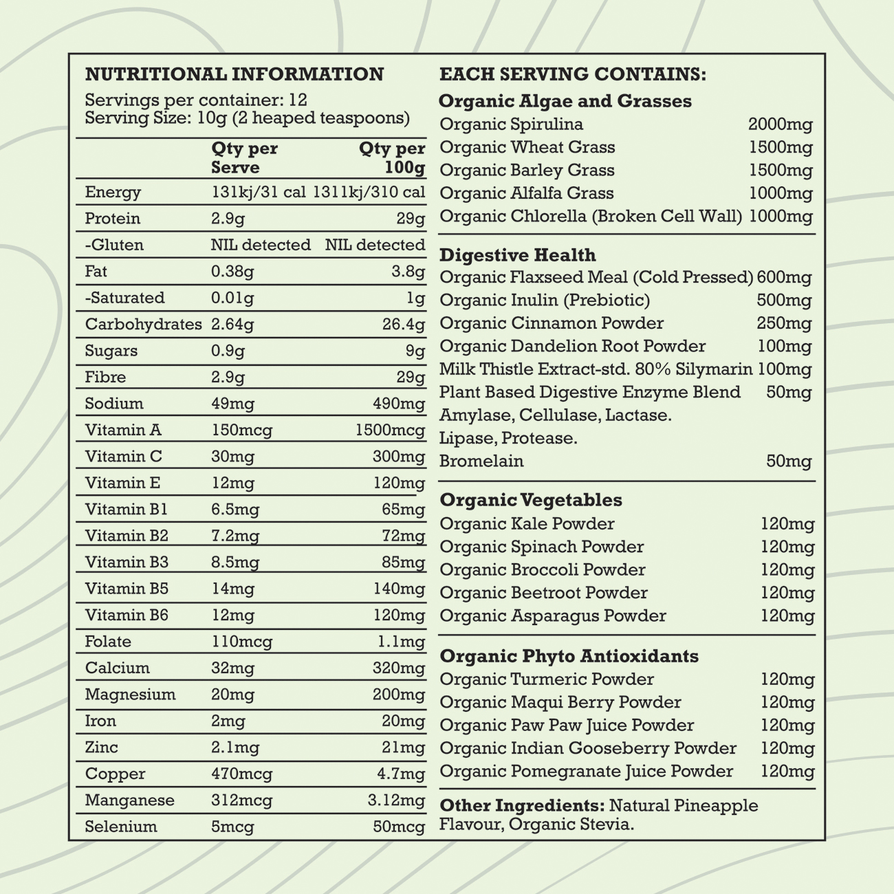 Formula Health Green Boost Superfood Blend 120g NIP