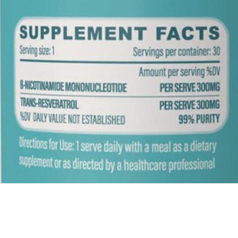 Lifespan NMN+ Trans-Resveratrol NIP