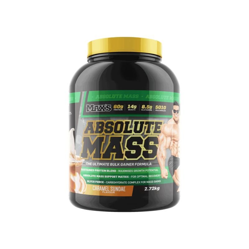 Maxs Supplements Absolute Mass - Caramel Sundae