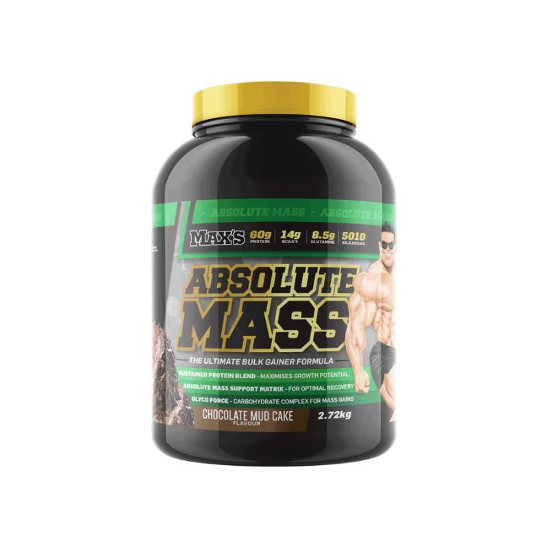 Maxs Supplements Absolute Mass - Choc Mud Cake