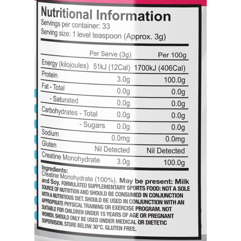 Maxines Creatine NIP
